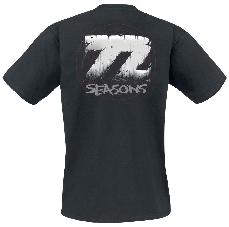 T-Shirt Manches courtes  de Metallica - Skull Screaming Red 72 Seasons - S à 5XL - pour Homme - noir - metallica - View 2