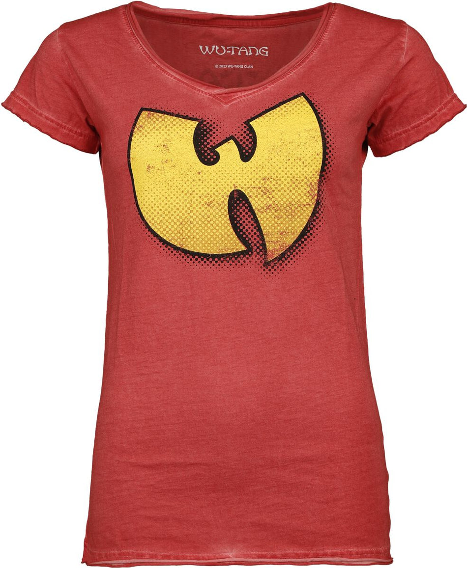 T-Shirt Manches courtes  de Wu-Tang Clan - Logo - M à XL - pour Femme - rouge - Wu-Tang Clan