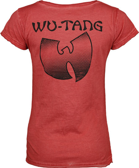 T-Shirt Manches courtes  de Wu-Tang Clan - Logo - M à XL - pour Femme - rouge - Wu-Tang Clan - View 2
