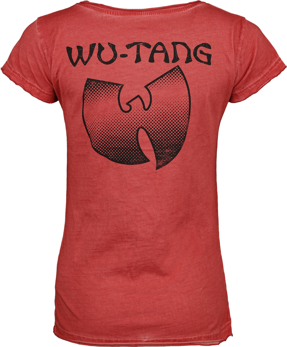 T-Shirt Manches courtes  de Wu-Tang Clan - Logo - M à XL - pour Femme - rouge - Wu-Tang Clan - View 2