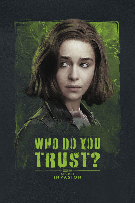 T-Shirt Manches courtes Disney de Secret Invasion - Trust Giah - S à XXL - pour Femme - noir - Secret Invasion - View 2