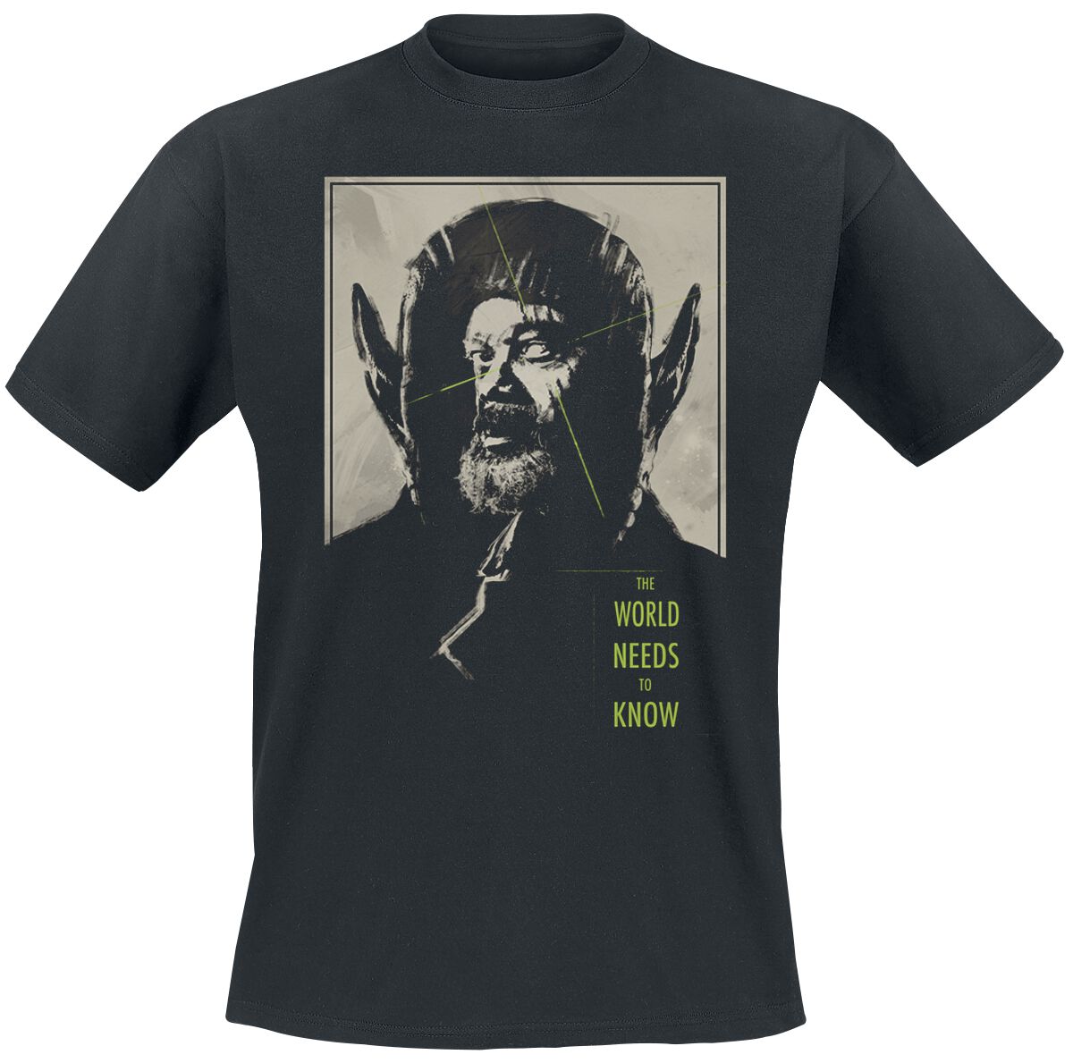 T-Shirt Manches courtes  de Secret Invasion - The World Needs To Know - S à XL - pour Homme - noir - Secret Invasion