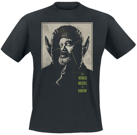 T-Shirt Manches courtes  de Secret Invasion - The World Needs To Know - S à XL - pour Homme - noir - Secret Invasion