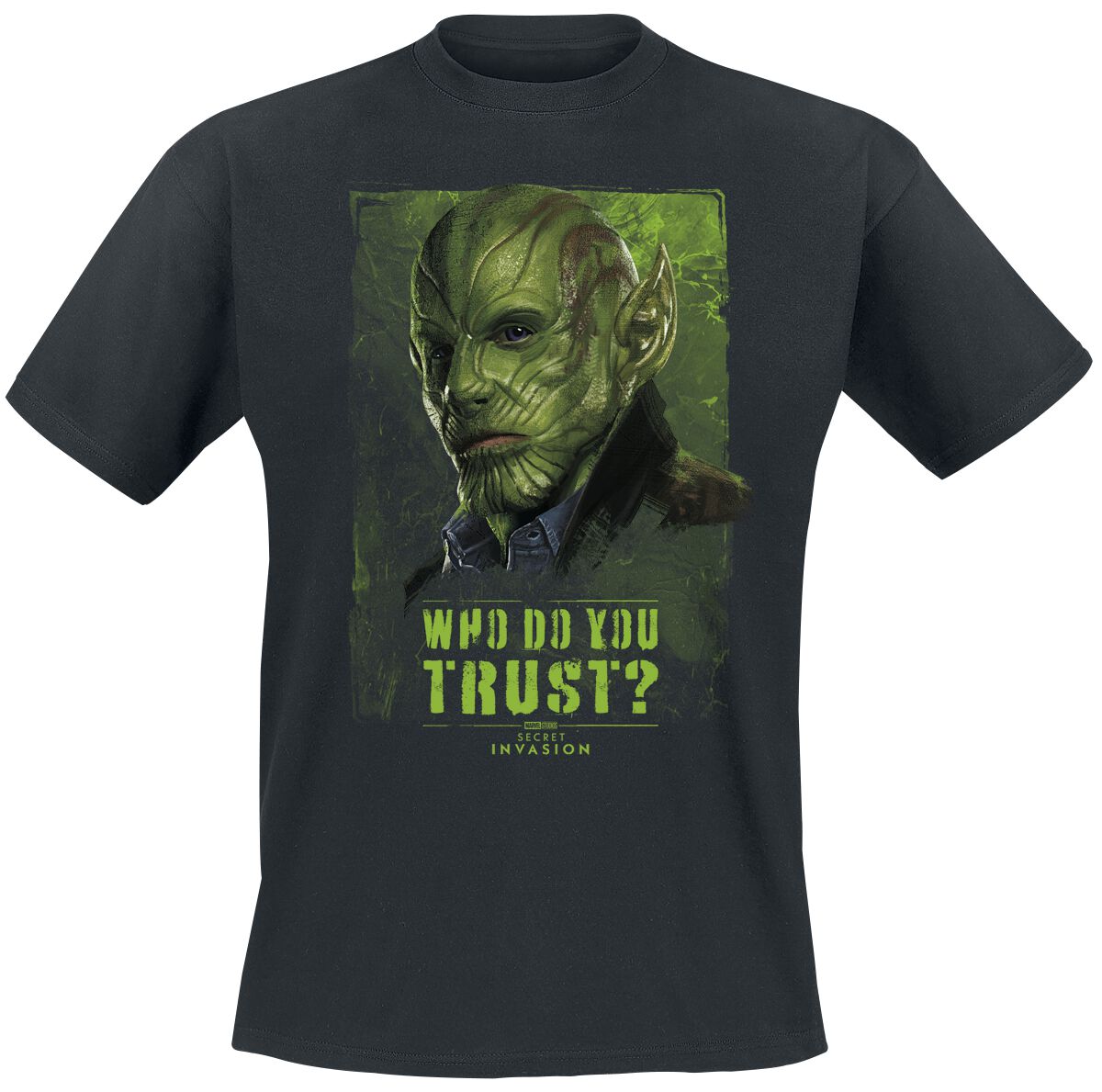 T-Shirt Manches courtes  de Secret Invasion - Who do you trust? - Talos - S à M - pour Homme - noir - Secret Invasion
