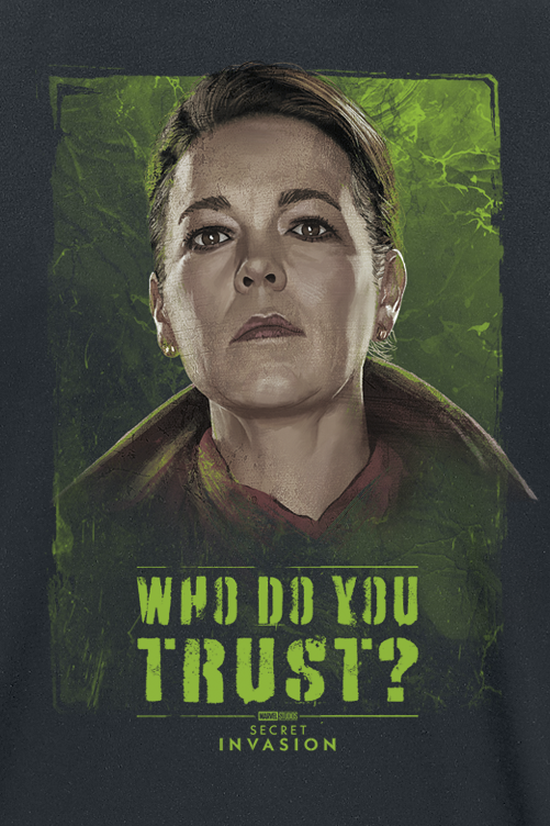 T-Shirt Manches courtes  de Secret Invasion - Who do you trust? - Sonya - S à 3XL - pour Homme - noir - Secret Invasion - View 2