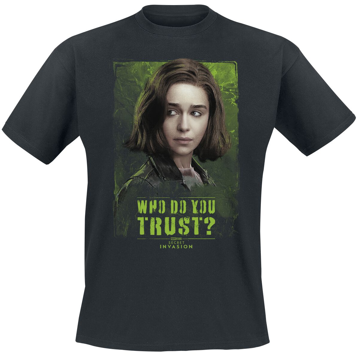 T-Shirt Manches courtes  de Secret Invasion - Who do you trust? - Giah - S à XL - pour Homme - noir - Secret Invasion