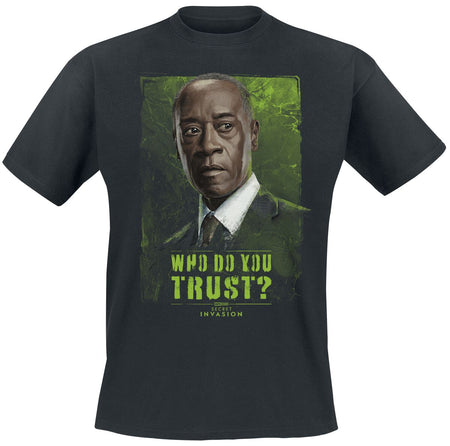 T-Shirt Manches courtes  de Secret Invasion - Who do you trust? - James - S à XXL - pour Homme - noir - Secret Invasion