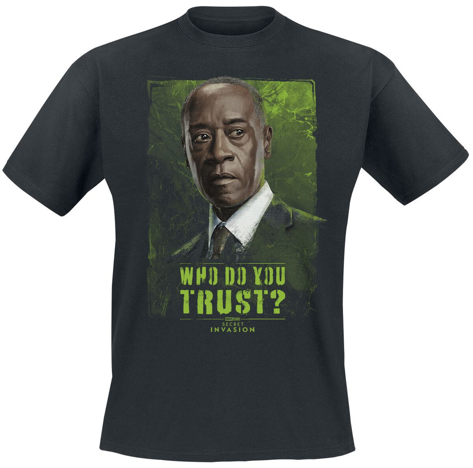 T-Shirt Manches courtes  de Secret Invasion - Who do you trust? - James - S à XXL - pour Homme - noir - Secret Invasion