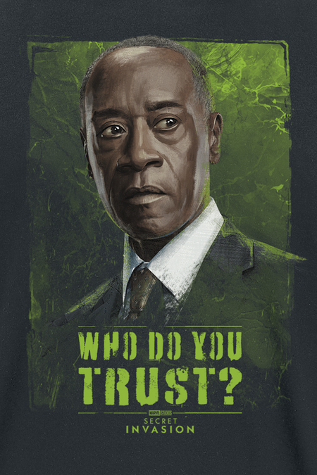 T-Shirt Manches courtes  de Secret Invasion - Who do you trust? - James - S à XXL - pour Homme - noir - Secret Invasion - View 2