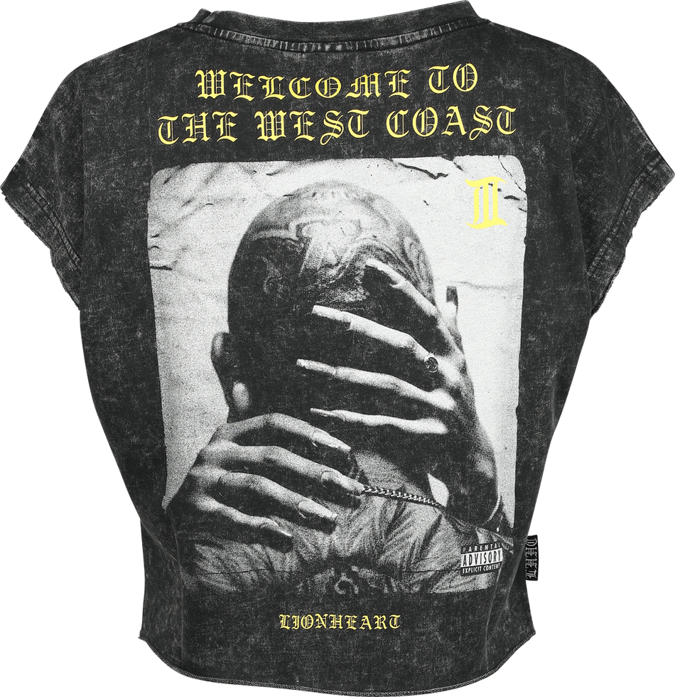 T-Shirt Manches courtes  de Lionheart - EMP Signature Collection - XS à XXL - pour Femme - gris - Lionheart - View 2