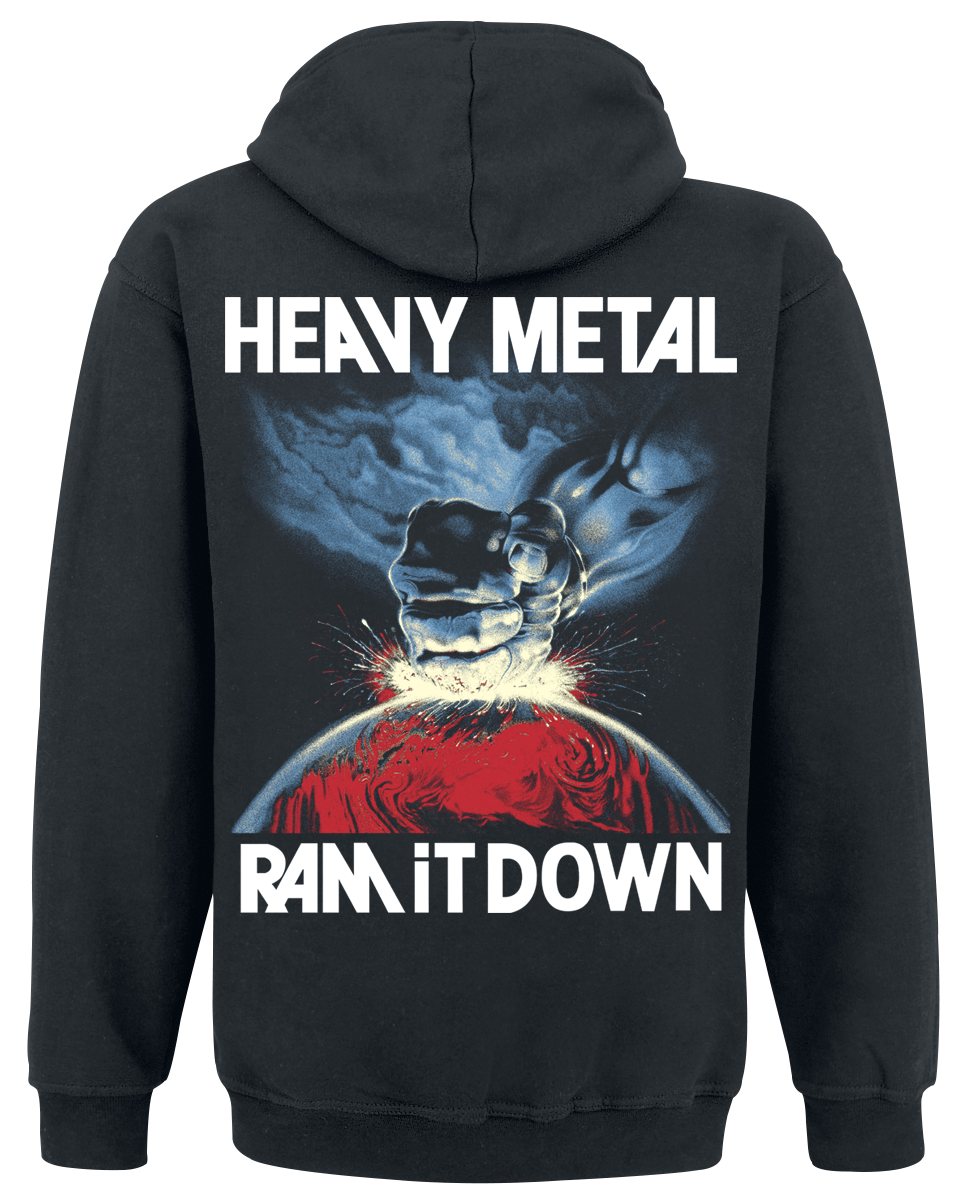 Sweat-shirt à capuche  de Judas Priest - Gradient Logo Heavy Metal - M à XXL - pour Homme - noir - Judas Priest - View 2