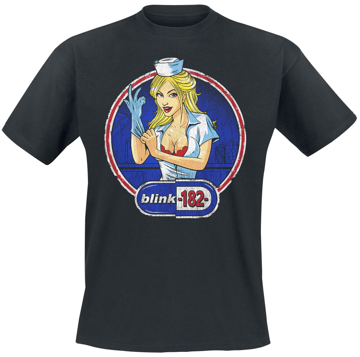 T-Shirt Manches courtes  de Blink-182 - Enema Nurse - S à 3XL - pour Homme - noir - Blink-182