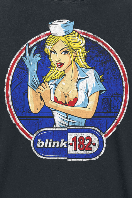 T-Shirt Manches courtes  de Blink-182 - Enema Nurse - S à 3XL - pour Homme - noir - Blink-182 - View 2