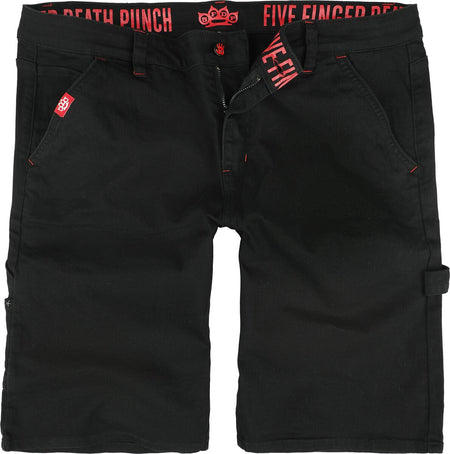 Short  de Five Finger Death Punch - EMP Signature Collection - 31 à 32 - pour Homme - noir - Five Finger Death Punch