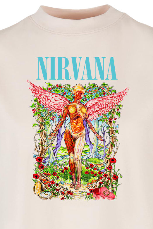 Robe mi-longue  de Nirvana - Utero Garden - S à XL - pour Femme - rose - Nirvana - View 2