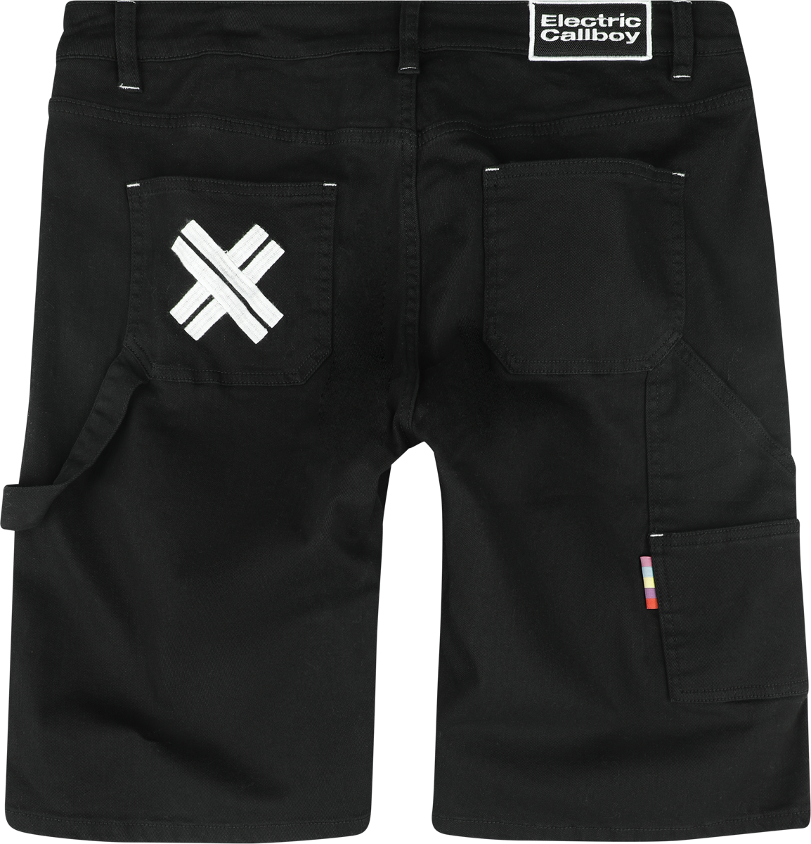 Short  de Electric Callboy - EMP Signature Collection - 31 à 32 - pour Homme - noir - Electric Callboy - View 2
