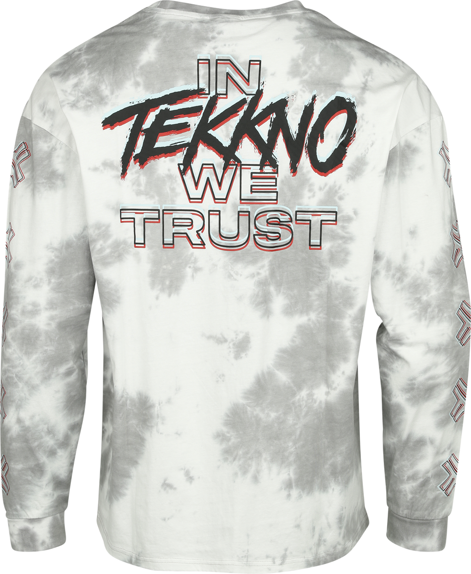 T-shirt manches longues  de Electric Callboy - EMP Signature Collection - Oversize - XL à XXL - pour Homme - blanc/gris - Electric Callboy - View 2