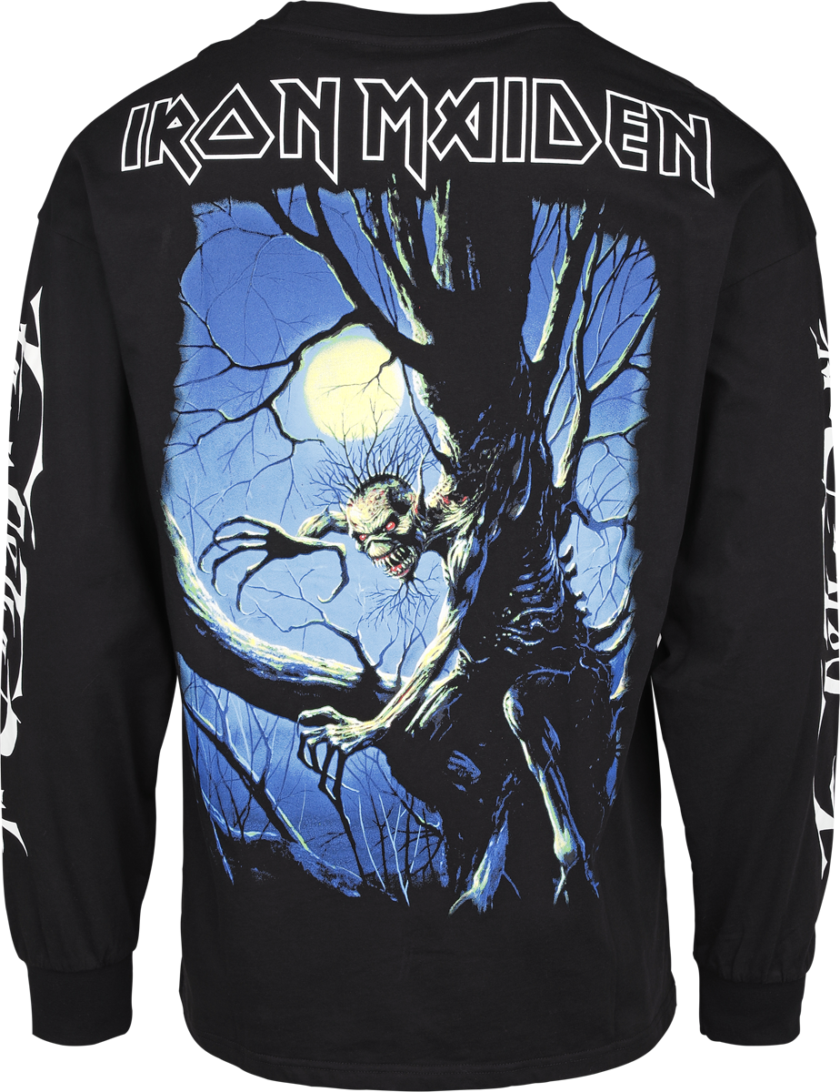 T-shirt manches longues  de Iron Maiden - EMP Signature Collection - Oversize - L - pour Homme - noir - Iron Maiden - View 2