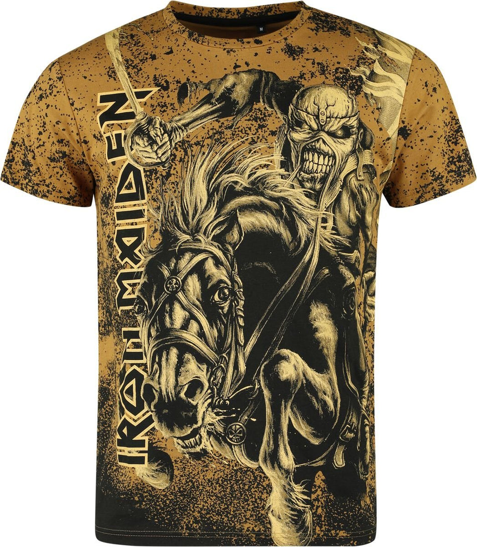 T-Shirt Manches courtes  de Iron Maiden - EMP Signature Collection - M à 3XL - pour Homme - marron/noir - Iron Maiden