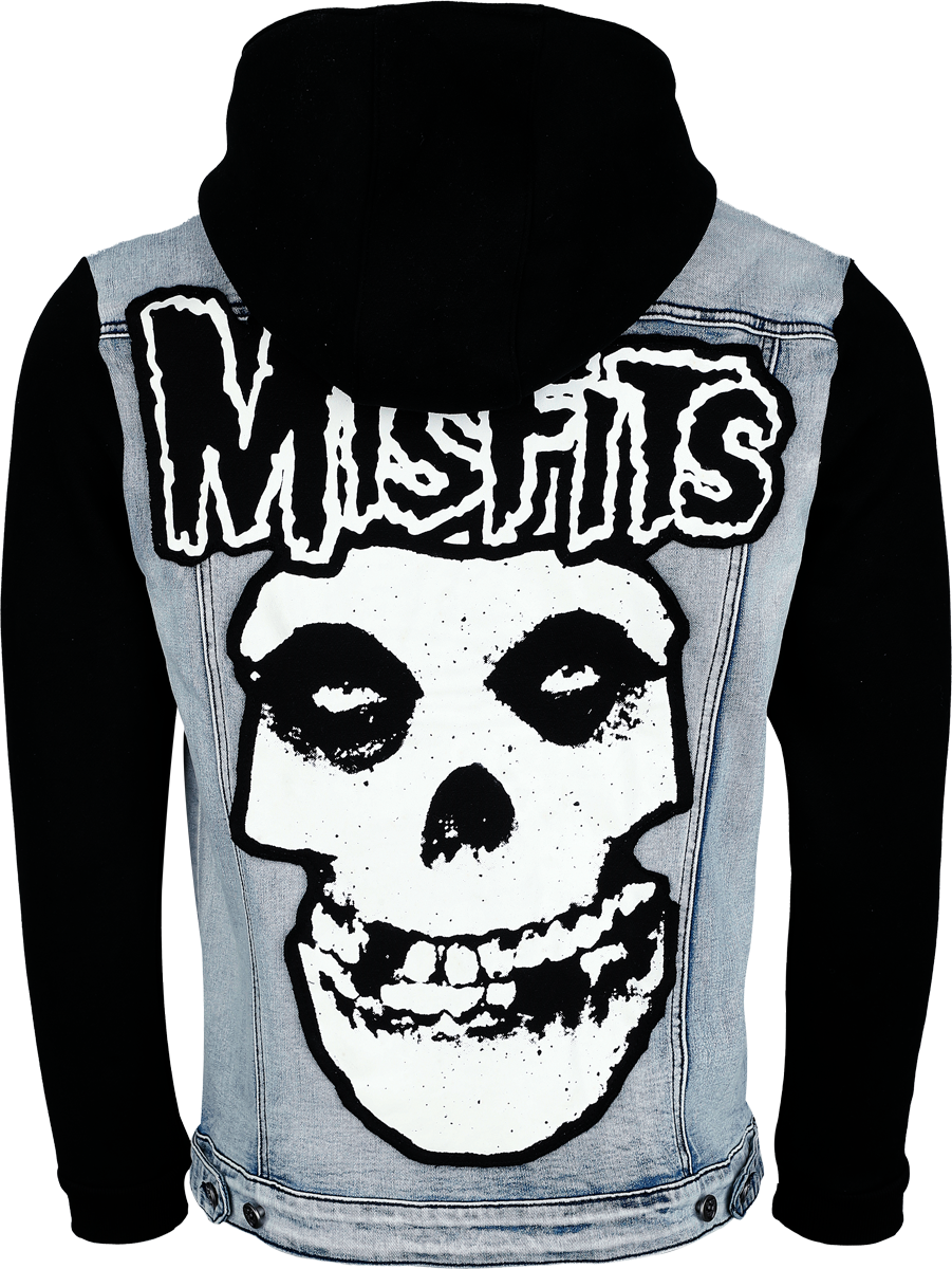 Veste en Jean  de Misfits - EMP Signature Collection - L à 3XL - pour Homme - bleu clair/noir - Misfits - View 2