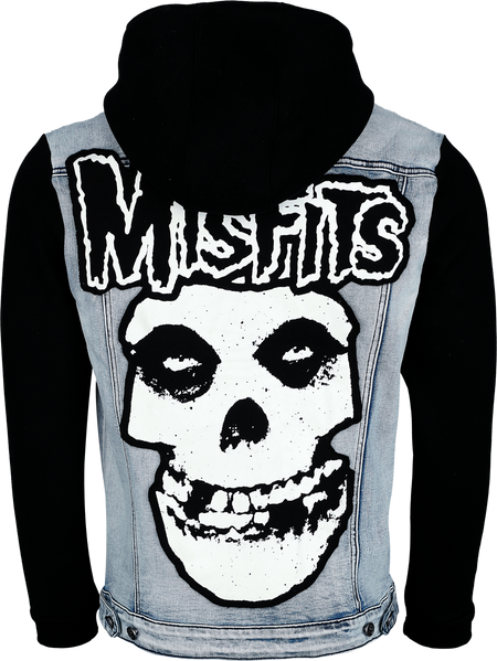 Veste en Jean  de Misfits - EMP Signature Collection - L à 3XL - pour Homme - bleu clair/noir - Misfits - View 2