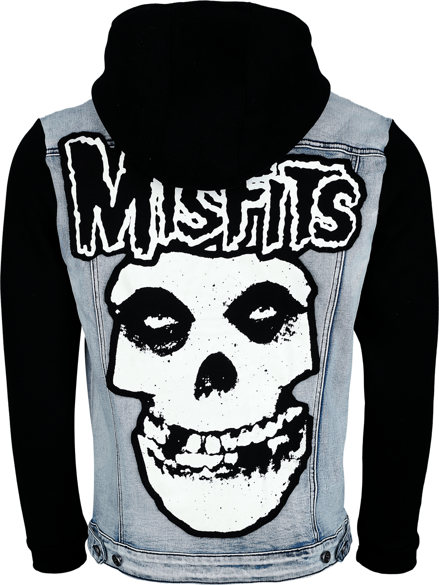 Veste en Jean  de Misfits - EMP Signature Collection - L à 3XL - pour Homme - bleu clair/noir - Misfits - View 2