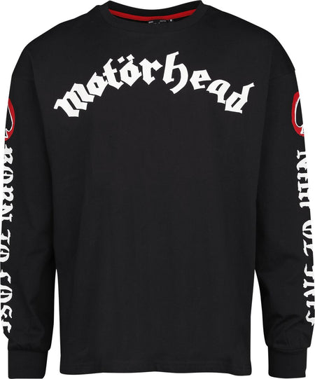 T-shirt manches longues  de Motörhead - EMP Signature Collection - Oversize - S à 3XL - pour Homme - noir - Motörhead