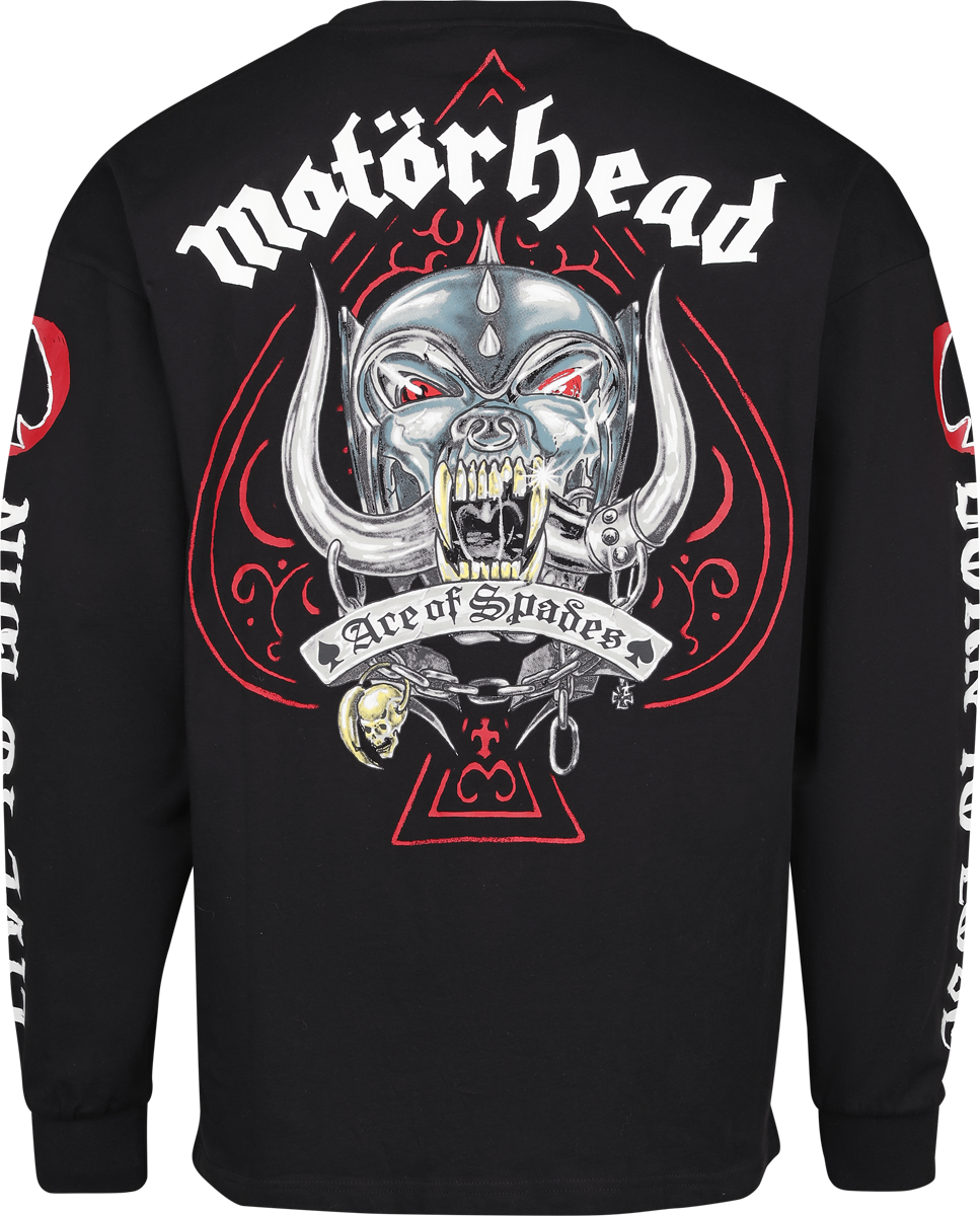 T-shirt manches longues  de Motörhead - EMP Signature Collection - Oversize - S à 3XL - pour Homme - noir - Motörhead - View 2