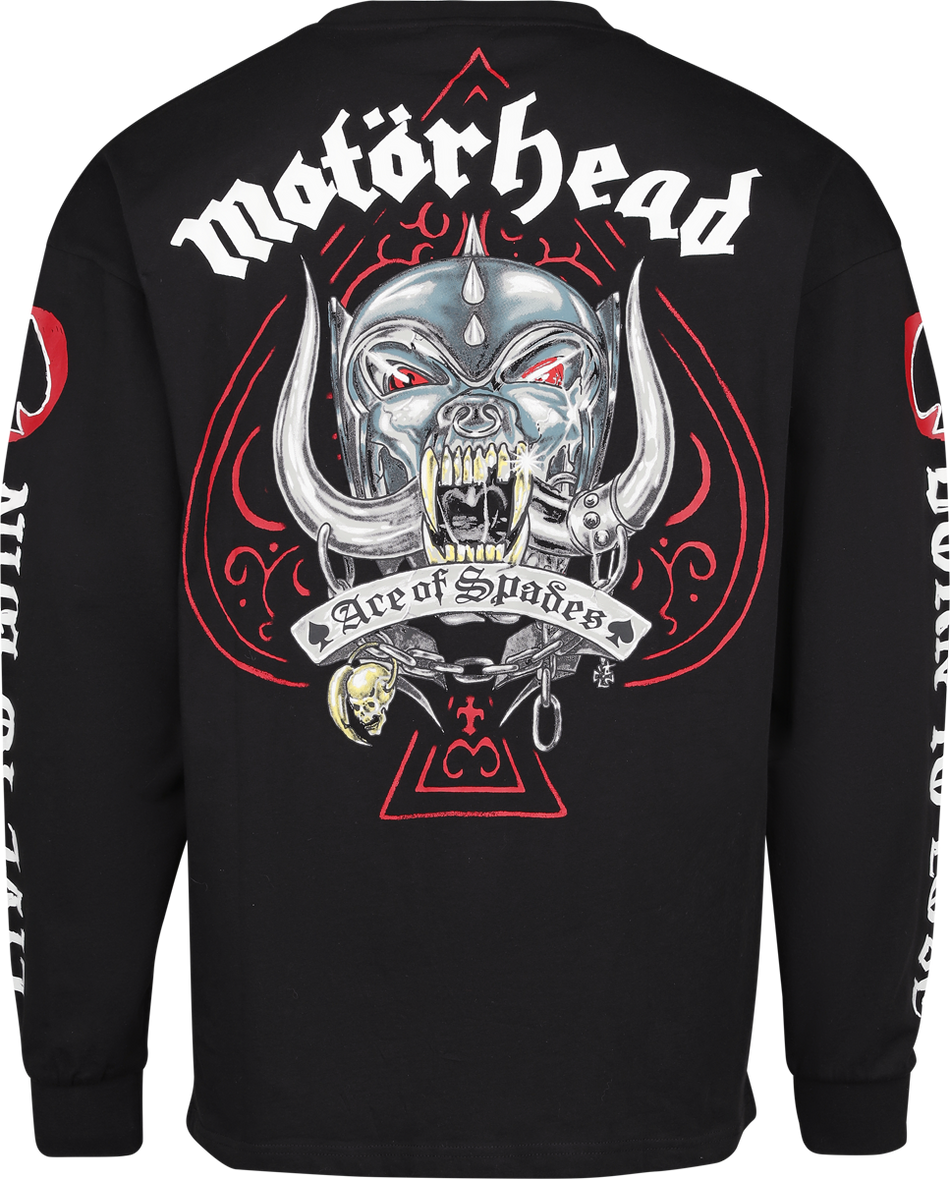 T-shirt manches longues  de Motörhead - EMP Signature Collection - Oversize - S à 3XL - pour Homme - noir - Motörhead - View 2