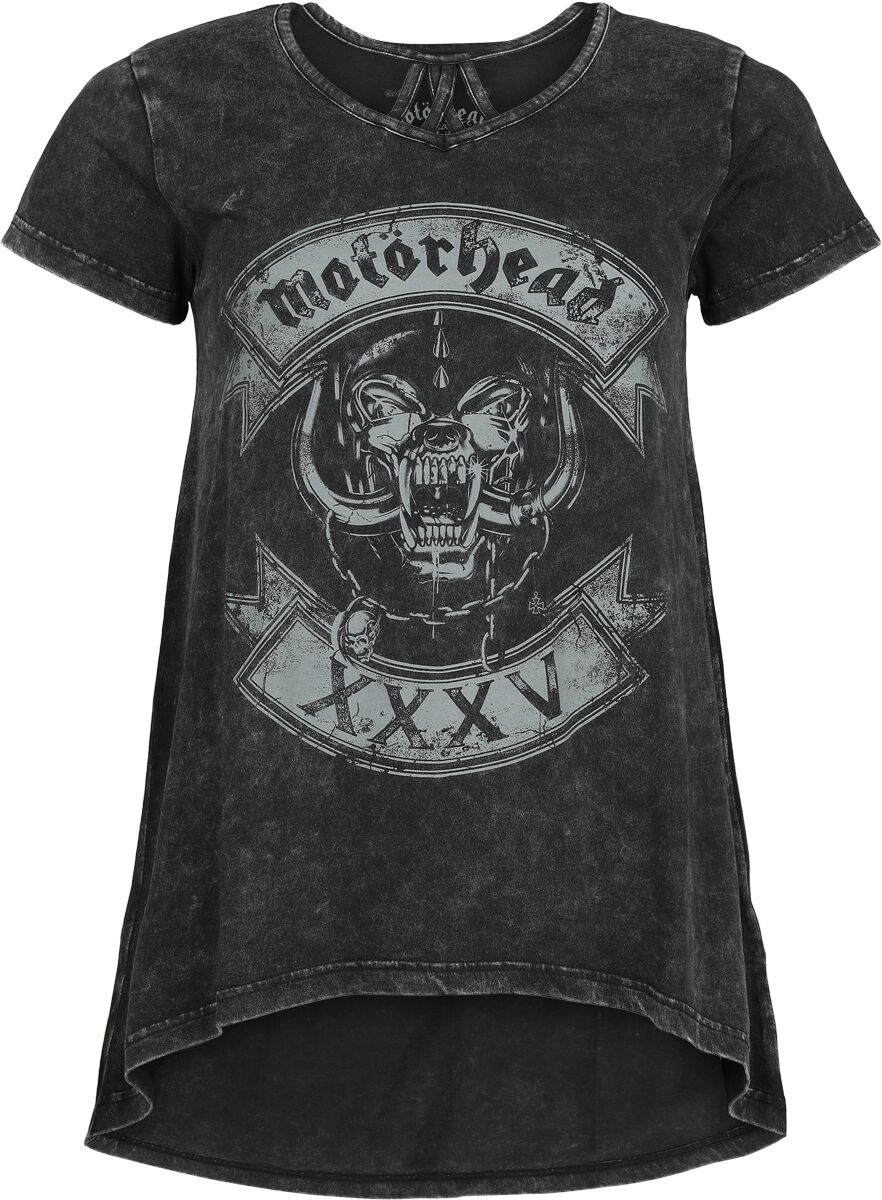 T-Shirt Manches courtes  de Motörhead - EMP Signature Collection - S - pour Femme - gris foncé - Motörhead