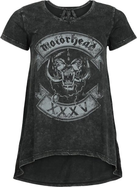 T-Shirt Manches courtes  de Motörhead - EMP Signature Collection - S - pour Femme - gris foncé - Motörhead