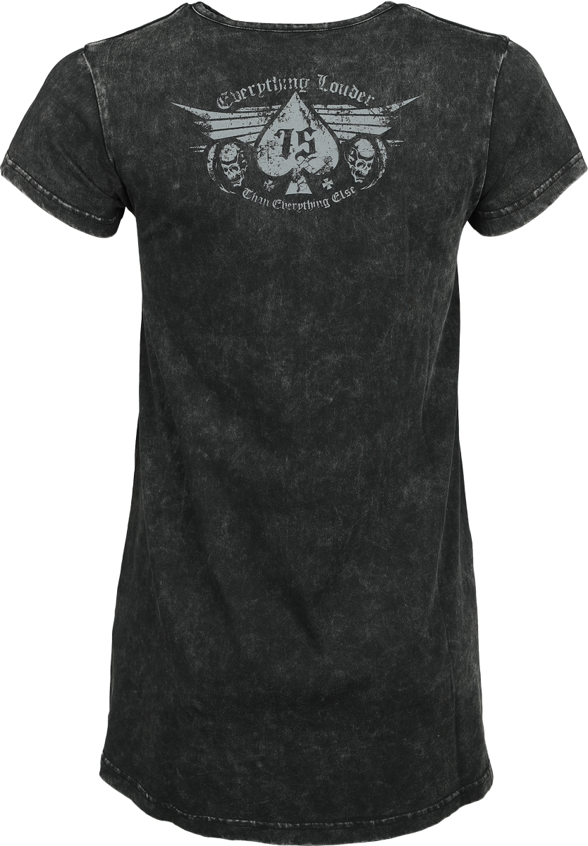 T-Shirt Manches courtes  de Motörhead - EMP Signature Collection - S - pour Femme - gris foncé - Motörhead - View 2