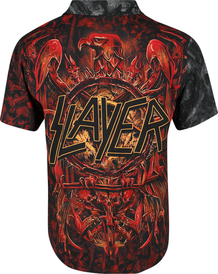Chemise manches courtes  de Slayer - EMP Signature Collection - S à XXL - pour Homme - multicolore - Slayer - View 2