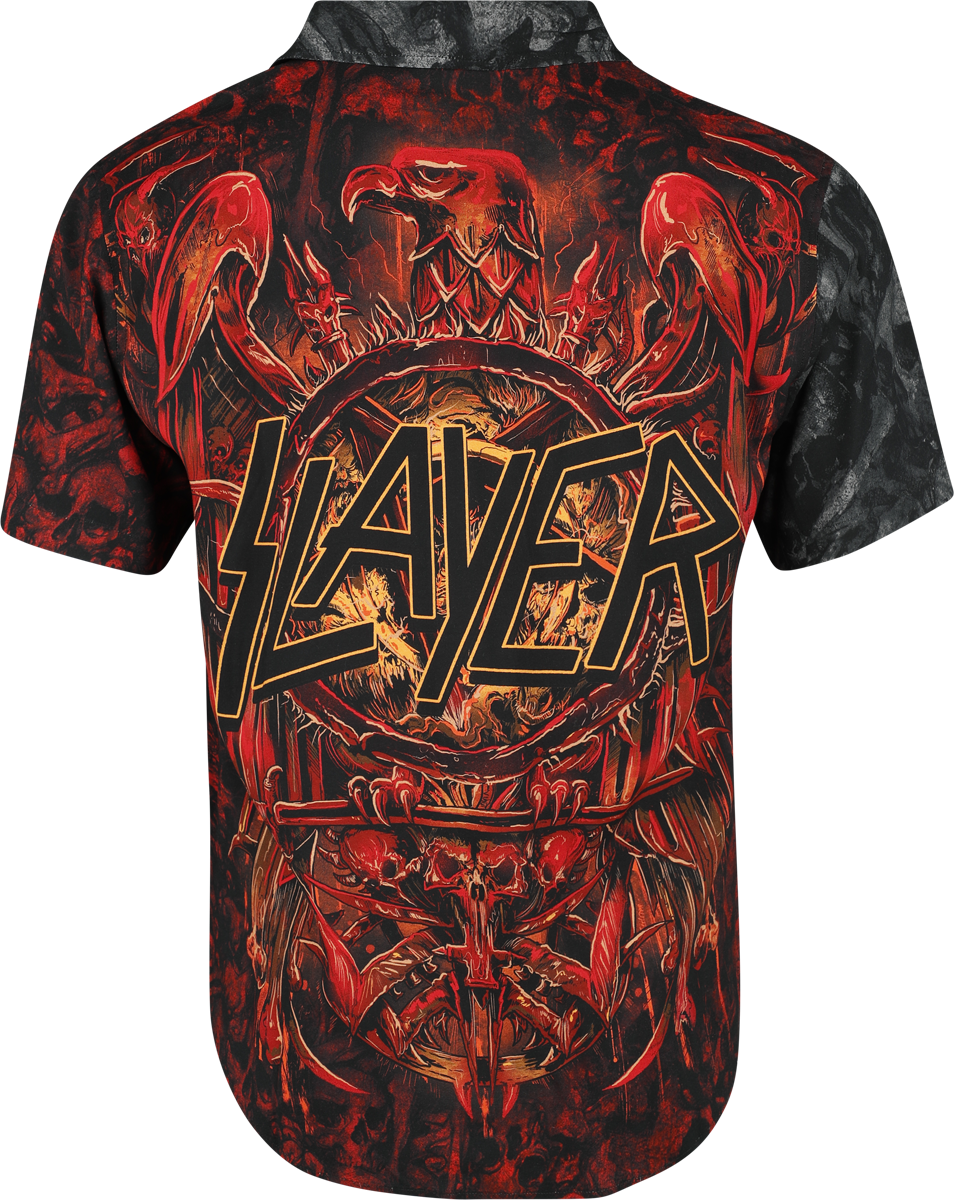 Chemise manches courtes  de Slayer - EMP Signature Collection - S à XXL - pour Homme - multicolore - Slayer - View 2