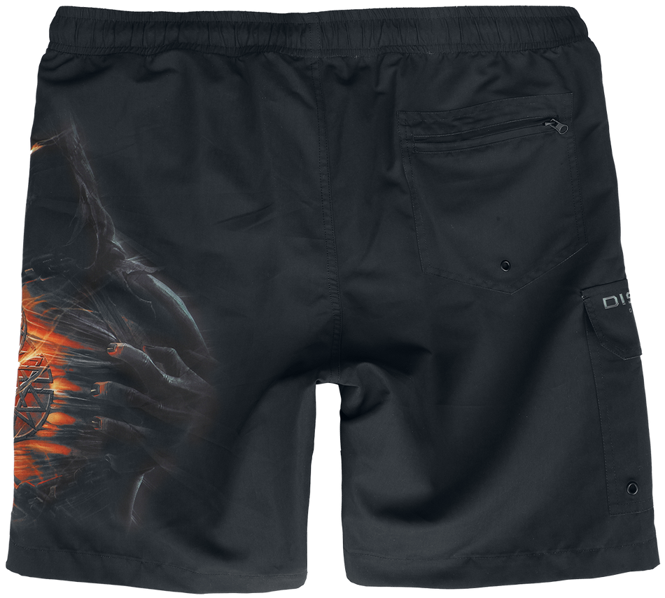 Short de bain  de Disturbed - EMP Signature Collection - M à XXL - pour Homme - noir - Disturbed - View 2