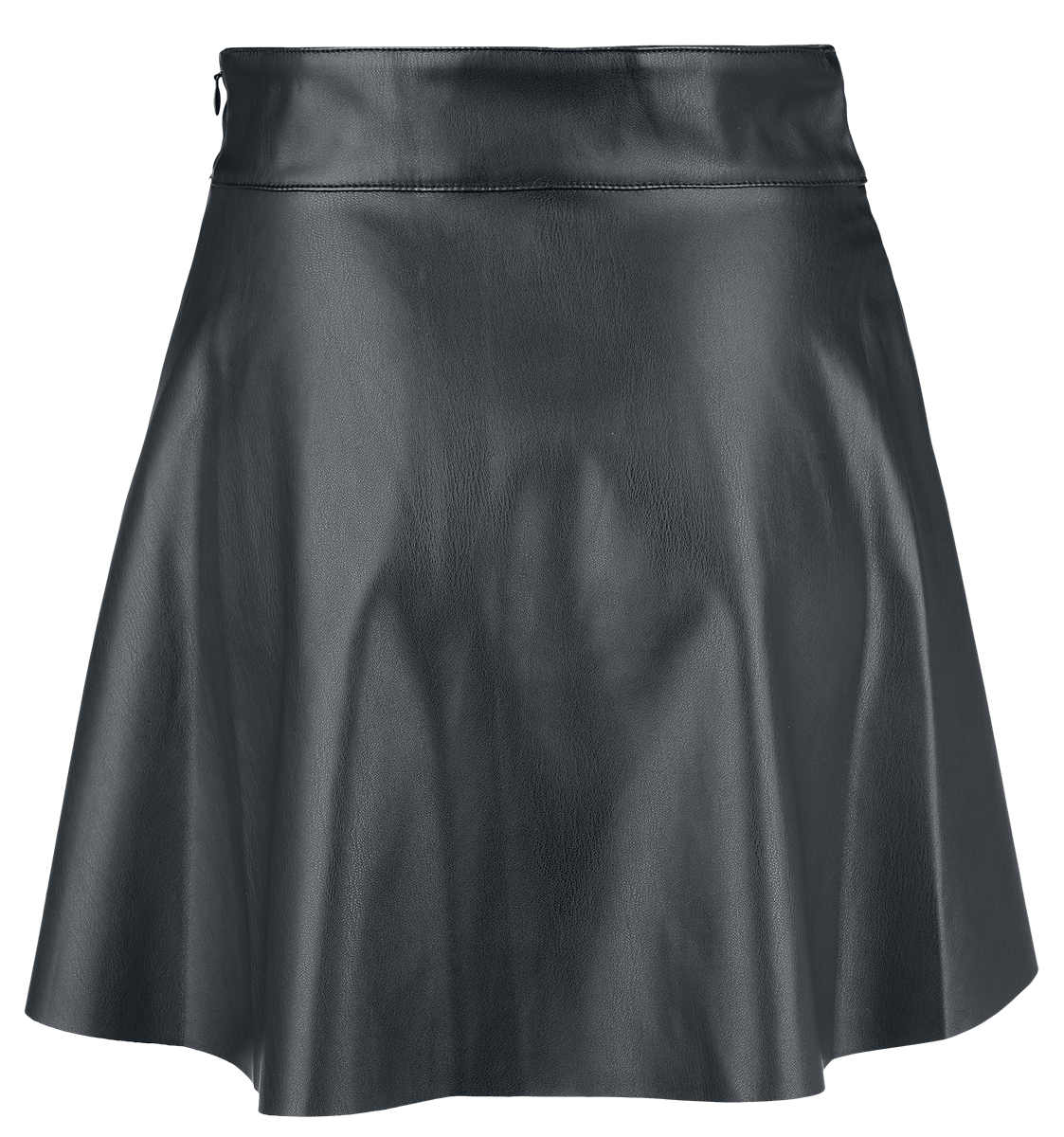 Jupe courte  de Noisy May - NMandy PU HW Flared skirt WVN NOOS - XS à XL - pour Femme - noir - Noisy May - View 2