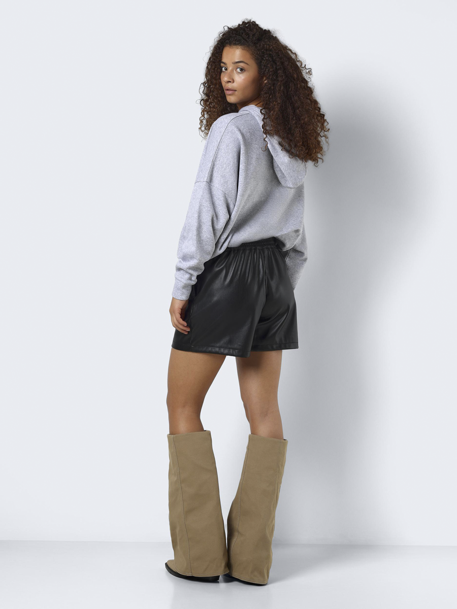 Short  de Noisy May - NMandy PU HW Shorts WVN  NOOS - S - pour Femme - noir - Noisy May - View 2