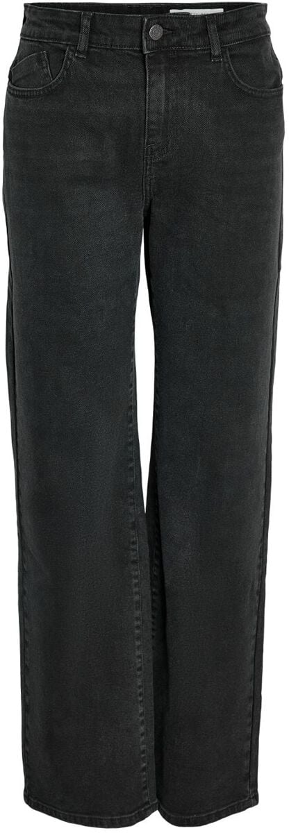 Jean  de Noisy May - NMYolanda NW wide jeans black NOOS - Jean Ample Noir - W25L30 à W32L32 - pour Femme - noir - Noisy May