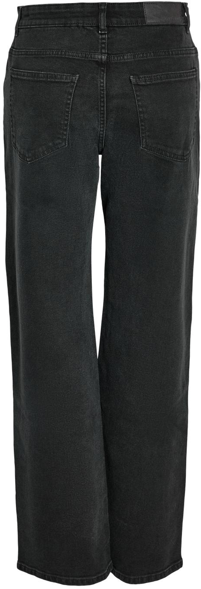 Jean  de Noisy May - NMYolanda NW wide jeans black NOOS - Jean Ample Noir - W25L30 à W32L32 - pour Femme - noir - Noisy May - View 2