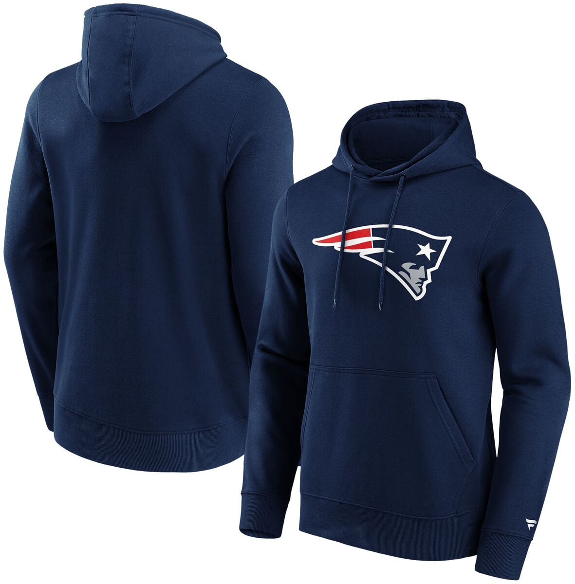 Sweat-shirt à capuche  de Fanatics - New England Patriots - Logo - S à XL - pour Homme - marine - Fanatics