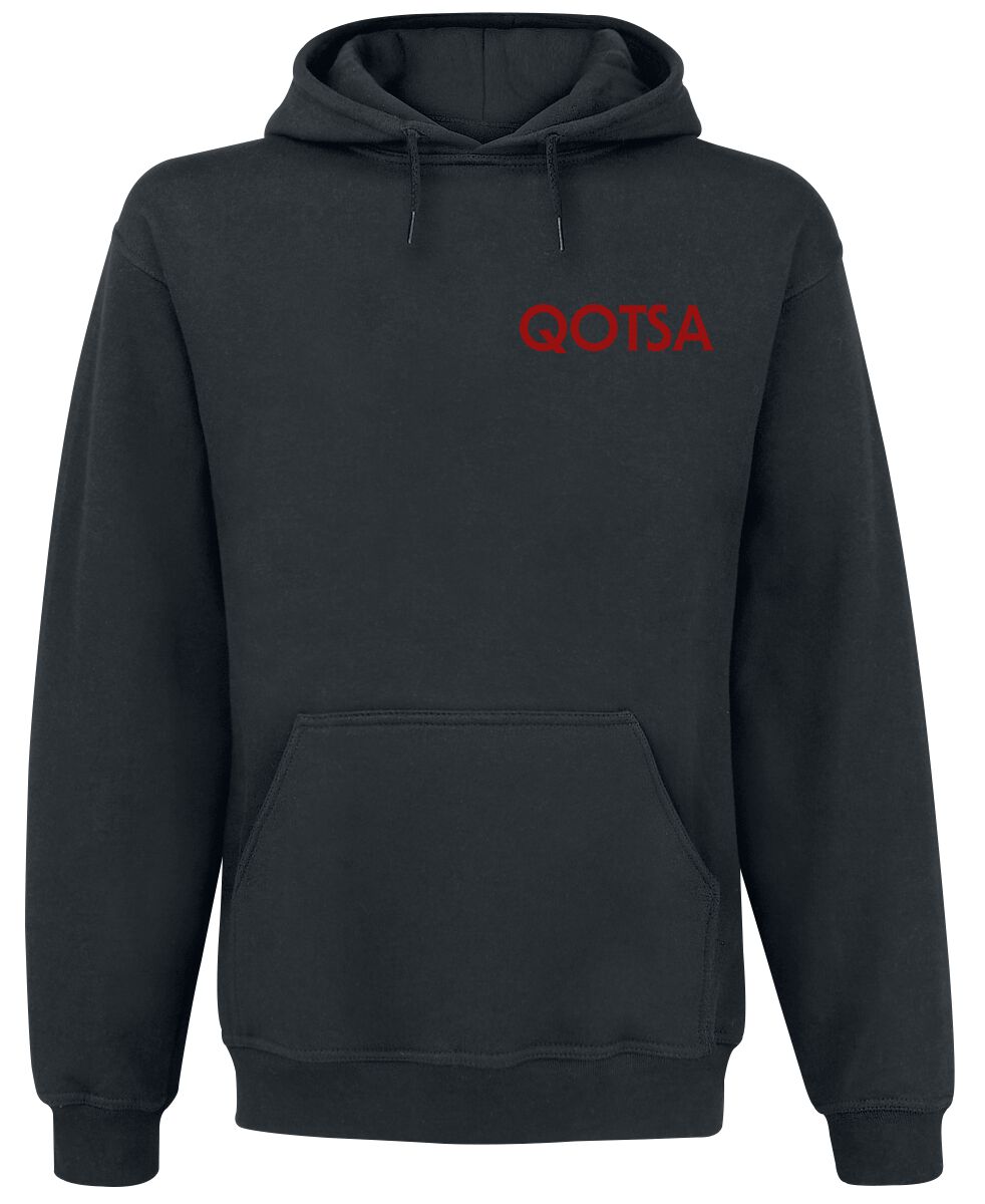 Sweat-shirt à capuche  de Queens Of The Stone Age - In Times New Roman - Snake Logo - S à 3XL - pour Homme - noir - Queens Of The Stone Age