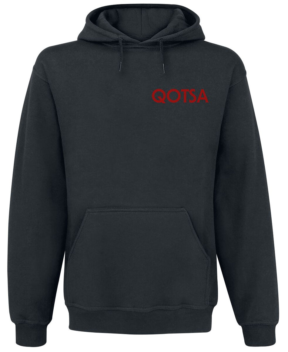 Sweat-shirt à capuche  de Queens Of The Stone Age - In Times New Roman - Snake Logo - S à 3XL - pour Homme - noir - Queens Of The Stone Age