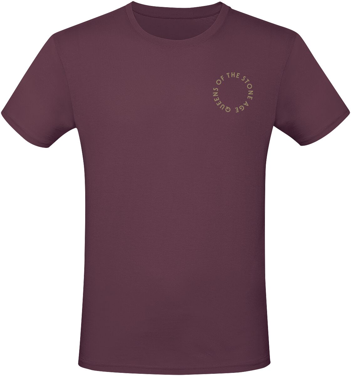 T-Shirt Manches courtes  de Queens Of The Stone Age - In Times New Roman - Snakes - S à 3XL - pour Homme - bordeaux - Queens Of The Stone Age