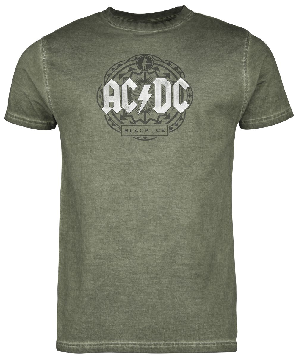 T-Shirt Manches courtes  de AC/DC - Black Ice - S à 4XL - pour Homme - vert - AC/DC