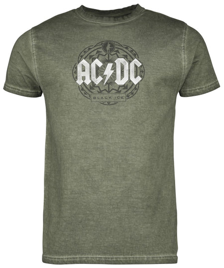 T-Shirt Manches courtes  de AC/DC - Black Ice - S à 4XL - pour Homme - vert - AC/DC