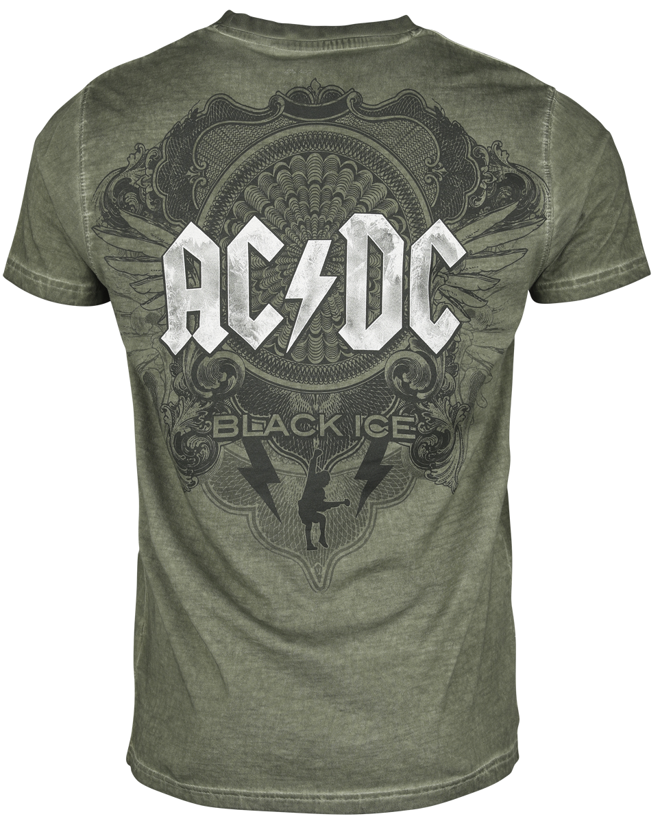 T-Shirt Manches courtes  de AC/DC - Black Ice - S à 4XL - pour Homme - vert - AC/DC - View 2
