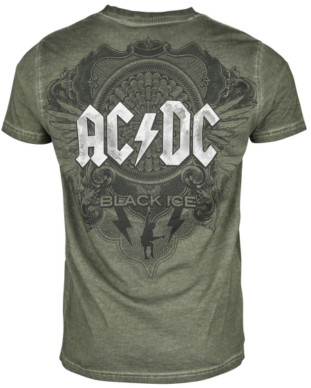 T-Shirt Manches courtes  de AC/DC - Black Ice - S à 4XL - pour Homme - vert - AC/DC - View 2