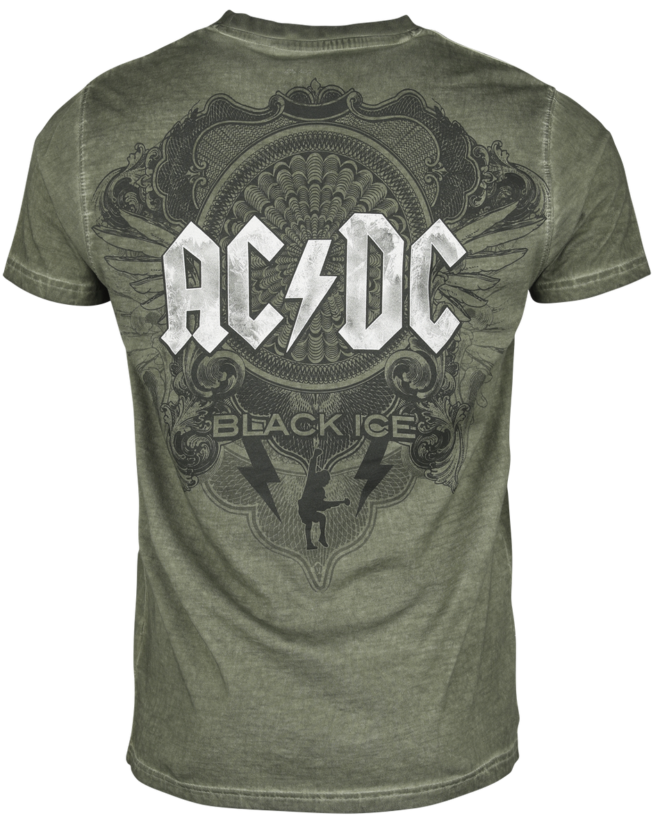T-Shirt Manches courtes  de AC/DC - Black Ice - S à 4XL - pour Homme - vert - AC/DC - View 2