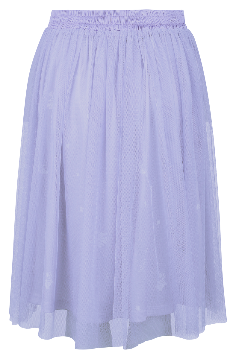 Jupe mi-longue Disney de Alice Au Pays Des Merveilles - This Way Or That Way? - S à XXL - pour Femme - lilas - Alice Au Pays Des Merveilles - View 2