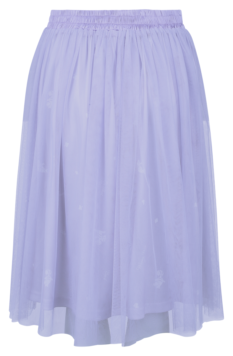 Jupe mi-longue Disney de Alice Au Pays Des Merveilles - This Way Or That Way? - S à XXL - pour Femme - lilas - Alice Au Pays Des Merveilles - View 2